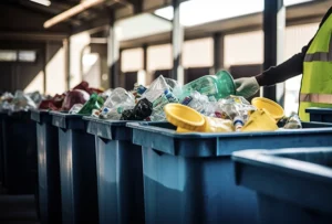 Innovative recycling containers.